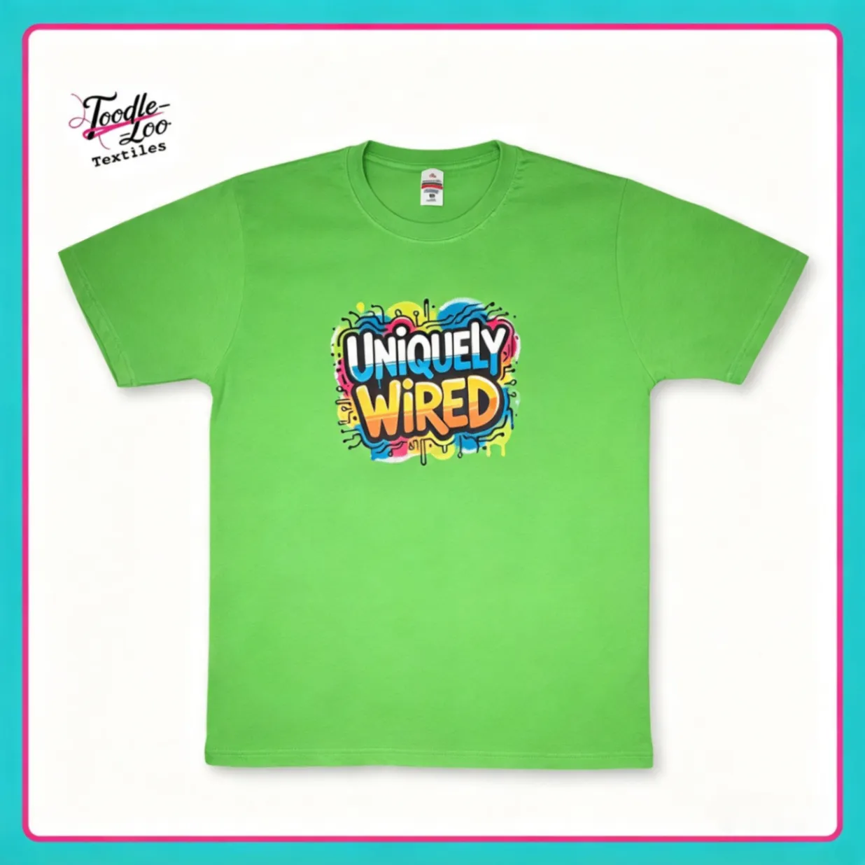 Uniquely Wired T-shirt, front view